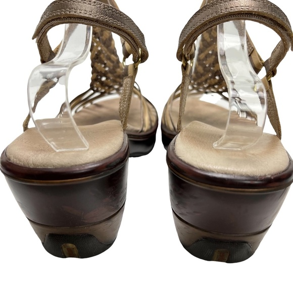 JAMBU KYIOCT11 Genuine Leather Strappy Ankle Strap Braided Sandals Clogs Shoes 9 - Picture 6 of 16